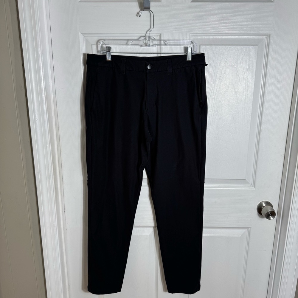Lululemon Commission Pants Warpstreme Black Men’s 34x30 Classic - Picture 15 of 16